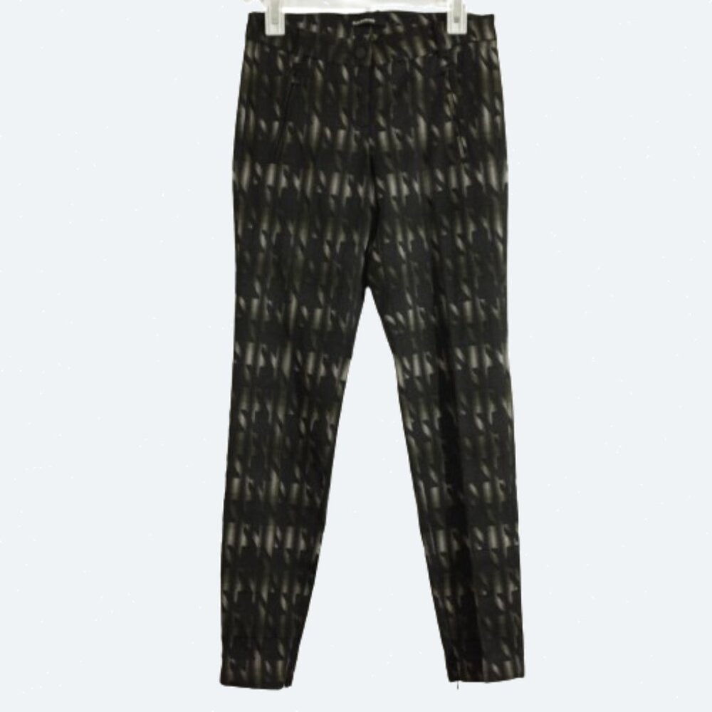 COPY - Cambio lila skinny jeggings Houndstooth side zippers size 4 cotton blend